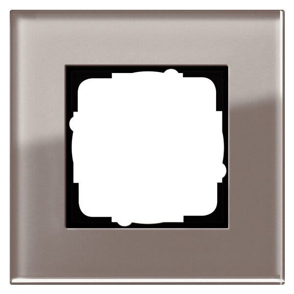 Gira Abdeckrahmen 1fach Esprit Glas Umbra 0211122